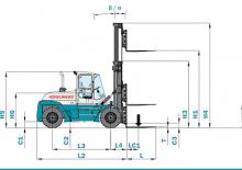 Dieselheftrucks Konecranes SMV 16-900 B