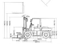 Dieselheftrucks Nissan VF 05 H 60 U