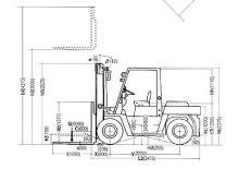 Dieselheftrucks Nissan VF 05 H 70 U