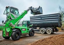 Draaiende verreiker Sennebogen 355 E 