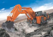 Electrische rups graafmachines Hitachi EX8000-7E