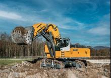 Electrische rups graafmachines Liebherr R 992-E