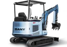 Electrische rups graafmachines Sany SY19E
