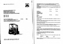 Elektrische vorkheftrucks Desta AV 12 AA