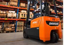Elektrische vorkheftrucks Doosan B18TL-7