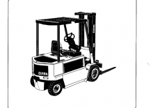 Elektrische vorkheftrucks Clark CEM 30