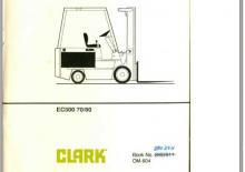 Elektrische vorkheftrucks Clark EC 500 80