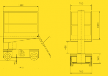 Enkele mast verticale hoogwerkers PB David 2 PB 85