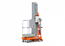 Enkele mast verticale hoogwerkers Dingli MV120-E