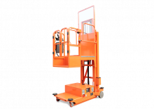 Enkele mast verticale hoogwerkers Dingli TT45