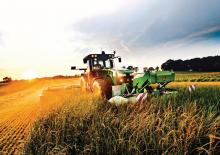 Frontmaaier - Schijf met kneuzer John Deere F350R