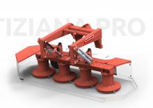 Fronttrommels met kneuzer Maschio Tiziana Pro F