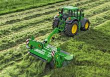 Getrokken maaierschijf met kneuzer John Deere 835