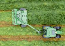 Getrokken maaierschijf met kneuzer John Deere C350R