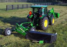 Getrokken maaierschijf met kneuzer John Deere DC1000