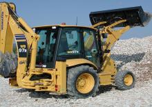 Graaflaadmachines Komatsu WB97R-5 