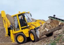 Graaflaadmachines Komatsu WB98A-2