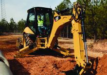 Graaflaadmachines Caterpillar 420 E