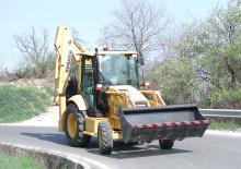 Graaflaadmachines Komatsu WB93R-5 
