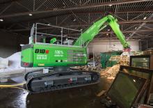 Graafmachines in overslaguitvoering Sennebogen 818R E 