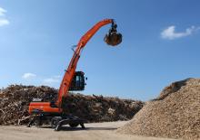 Graafmachines in overslaguitvoering Develon DX230WMH-7 