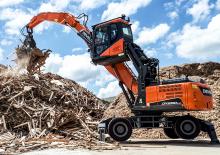 Graafmachines in overslaguitvoering Develon DX250WMH-5