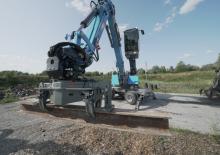 Graafmachines in overslaguitvoering Terex-Fuchs MHL320 F