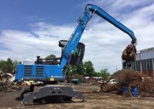 Graafmachines in overslaguitvoering Terex-Fuchs MHL335 F