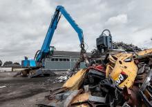 Graafmachines in overslaguitvoering Terex-Fuchs MHL350 F