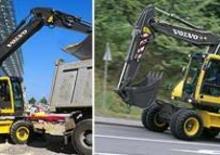 Mobiele graafmachines Volvo EW140B
