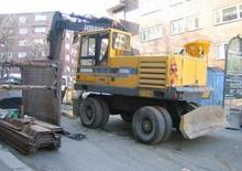 Mobiele graafmachines Akerman-Volvo EW 200