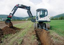 Mobiele graafmachines Terex TW 75