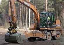 Mobiele graafmachines Case WX 170