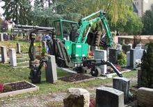 Begraafplaatsgraafmachines Schmelzer ROBO 2 WP 
