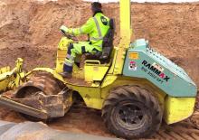 Greppelwalsen Rammax RW 3002