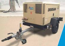 Mobiele Perslucht Compressors - diesel, elektrisch, benzine Doosan 14/90