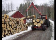 Houtlaadkranen Patu 545 A