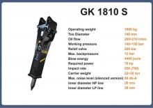 Hydraulische brekers Italdem GK 1810 S 