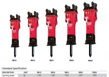Hydraulische brekers JAB RB26
