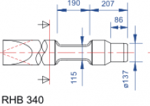 Hydraulische brekers Hanwoo RHB 340 BA