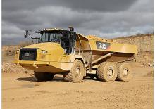 Kiepwagens Caterpillar 735