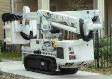 Op aanhangwagen gemonteerde knikarmhoogwerkers Altec AT37GW