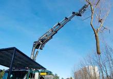 Kranen met rolladers Hiab XS 288 EP-3 DUO