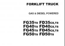 LPG-vorkheftrucks TCM FG 40 T 8