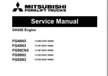 LPG-vorkheftrucks Mitsubishi FG40N3 