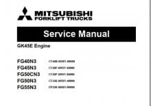LPG-vorkheftrucks Mitsubishi FG50CN3 