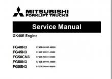LPG-vorkheftrucks Mitsubishi FG55N3 