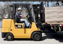 LPG-vorkheftrucks Caterpillar GC45K STR