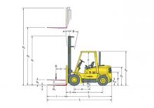 LPG-vorkheftrucks Hyster H 3.50 XM
