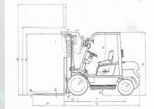 LPG-vorkheftrucks Patria PFG 30 TH 1